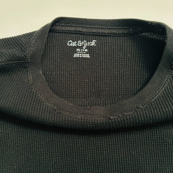 Lot of 2 Boys XL ( 14/16) Cat & Jack Black + Old navy Blue/Gray Thermal Shirt - Picture 3 of 16